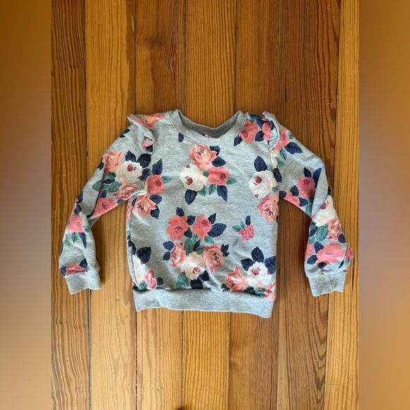 Janie and Jack Floral Sweatshirt - Picture 1 of 3